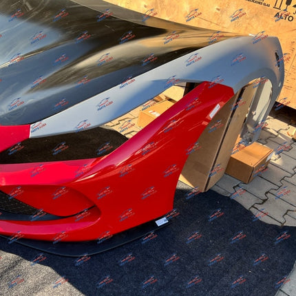 Ferrari F8 Tributo Spider Full Front End Complete (Bumper, Fenders & Hood), OEM