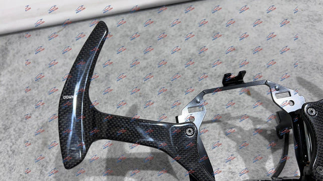Ferrari FF, 458 & F12 Gear Shift Paddle Complete, Carbon Fiber, OEM, Part Number: 278724, view 4