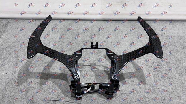 Ferrari FF, 458 & F12 Gear Shift Paddle Complete, Carbon Fiber, OEM, Part Number: 278724