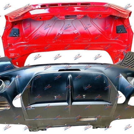 Ferrari Portofino Rear Bumper with Rear Trunk Complete and Exhaust Tips, OEM, Part Numbers: 985818880/985837879/791644