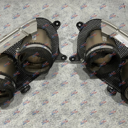 Ferrari Roma Exhaust with Gold Tips, OEM, Part Number 922164