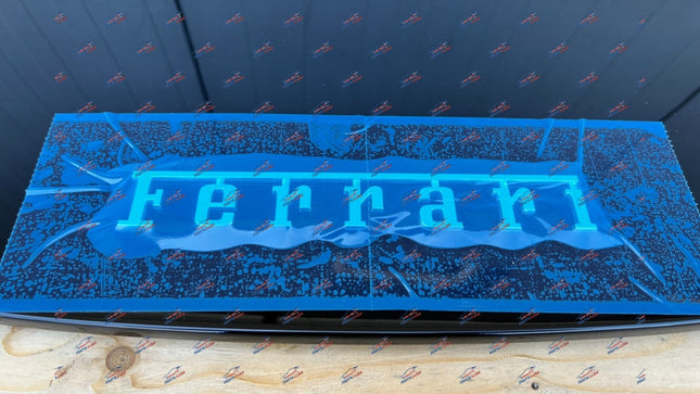Ferrari Roma Rear Spoiler, Gloss Black, OEM, Part Number: 804585