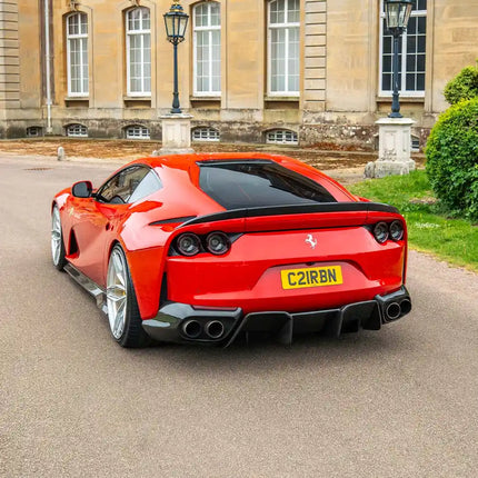 Ferrari 812 Superfast Carbon Fibre Diffuser detail shot