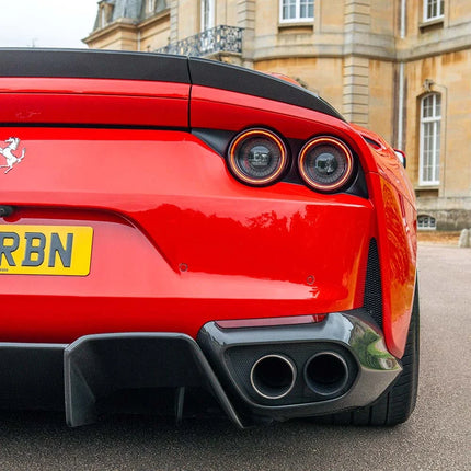 Ferrari 812 Superfast Carbon Fibre Diffuser weave detail