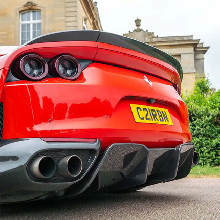 Ferrari 812 Superfast Carbon Fibre Diffuser fitment