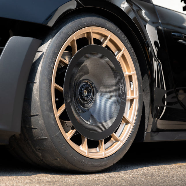 Gold Leaf carbon fiber aero discs for Porsche 911 GT3 RS 992.1