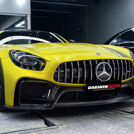 DarwinPro IMP Style Partial Carbon Fiber Front Bumper for Mercedes-AMG GT / GT S / GT C 2017-2020, image 4