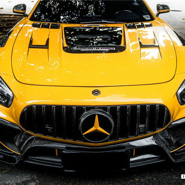 DarwinPro IMP Style Carbon Fiber Grille for Mercedes-AMG GT / GT S / GT C 2017-2020 (Without ACC), image 5
