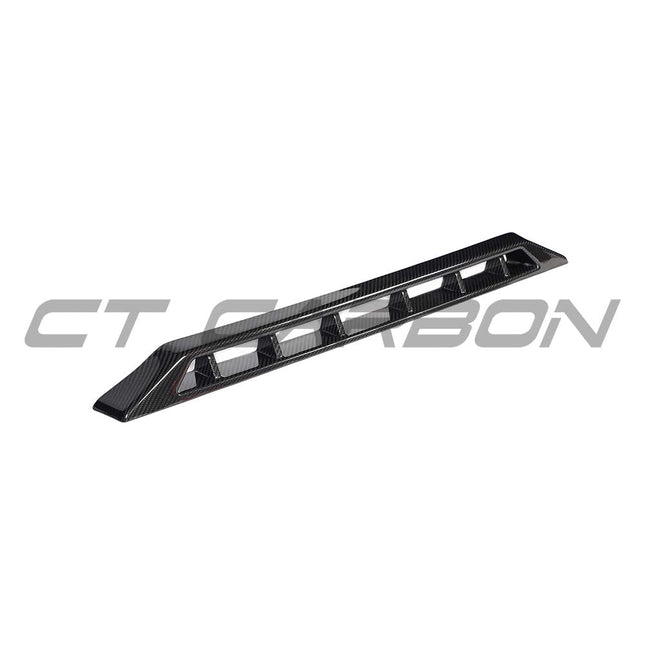Mercedes G63 carbon fibre front bumper vents close up