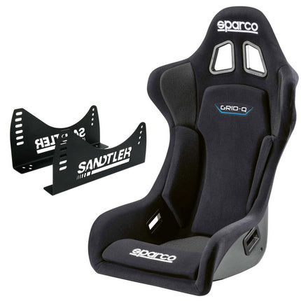 Sparco Grid Q Racing Seat with Steel Mounting Bracket (KA2201S)