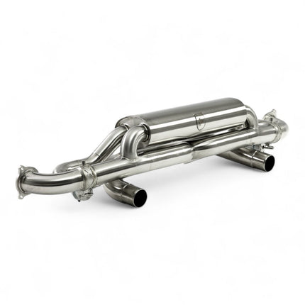 Kline Innovation Valvetronic Rear Muffler Inconel 625 for Porsche 718 GT4 RS 982 (KL-POR-718GT4RS-VALVE-RS-INC)
