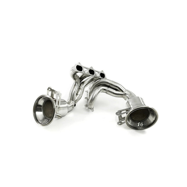 Kline Innovation stainless steel 100 cell manifolds for Porsche 992 GT3