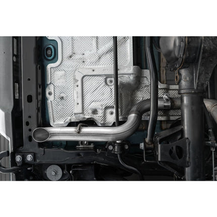 MBRP Armor Plus Axle-Back Exhaust (T409 Stainless) for Jeep Wrangler JL 2.0L/3.6L - S5527409