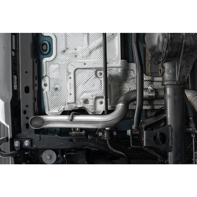 MBRP Armor Plus Axle-Back Exhaust (T409 Stainless) for Jeep Wrangler JL 2.0L/3.6L - S5527409