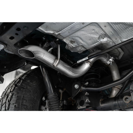MBRP Armor Plus Axle-Back Exhaust (T409 Stainless) for Jeep Wrangler JL 2.0L/3.6L - S5527409