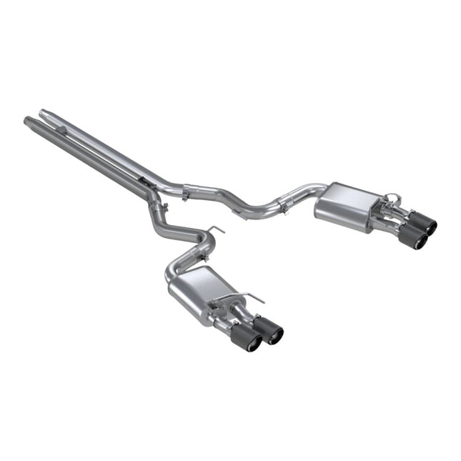 MBRP S72093CF Armor Pro Cat-Back Exhaust with Carbon Tips for Ford Mustang GT 5.0L (2018-2023)