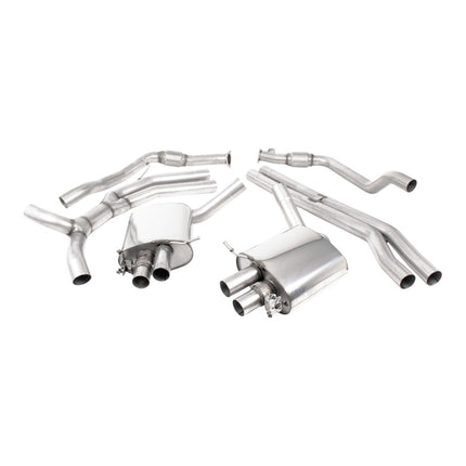 Milltek SSXAU1003 Cat-Back Exhaust 2.76" Polished Trims for Audi RS5 Sportback (B9.5) Non-OPF