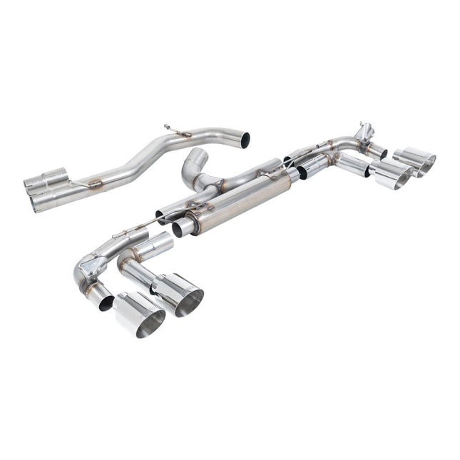 Milltek SSXAU1012 Filter-Back Exhaust with Polished GT-115 Tips for Audi S3 Sportback 8Y OPF/GPF