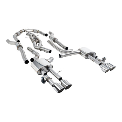 Milltek Sport Cat-Back Exhaust with Polished GT-115 Tips for Audi S8 D5 (SSXAU1060)