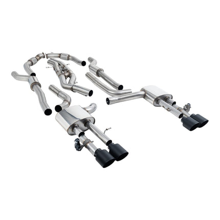 Milltek Sport Cat-Back Exhaust with Cerakote Black GT-115 Tips for Audi S8 D5 (SSXAU1061)
