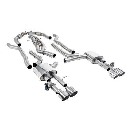 Milltek Sport Cat-Back Exhaust with Polished GT-115 Tips for Audi S8 D5 (SSXAU1065)