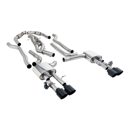 Milltek Sport Cat-Back Exhaust with Cerakote Black GT-115 Tips for Audi S8 D5 (SSXAU1066)