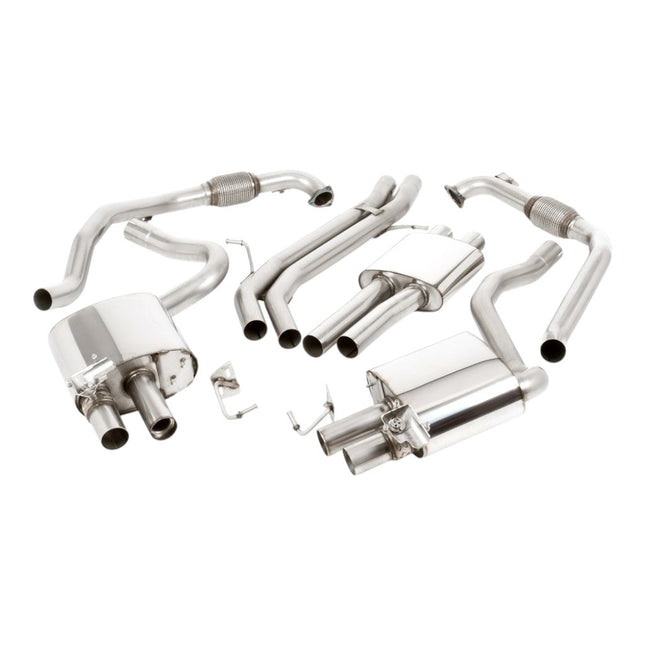 Milltek SSXAU1079 Cat-Back Exhaust for Audi S4 B9 (Cerakote Black)