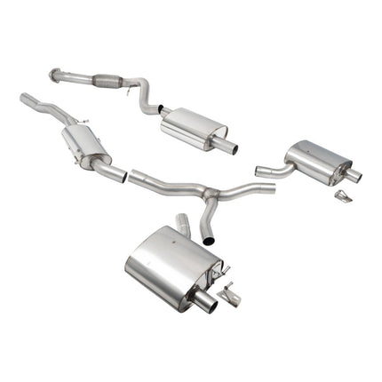 Milltek SSXAU1110 Cat-Back Exhaust for Audi A4 2.0 TFSI Quattro B9.5 (2021+)