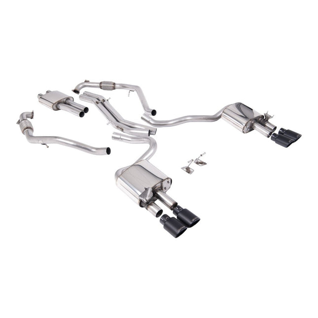 Milltek SSXAU1126 Cat-Back Exhaust for Audi S5 B9 (Cerakote Black)