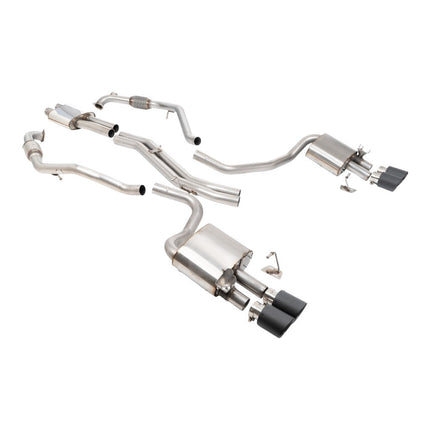 Milltek SSXAU1204 Cat-Back Exhaust (Quad JET-100 Carbon Trims) for Audi S5 Sportback RHD (B9)