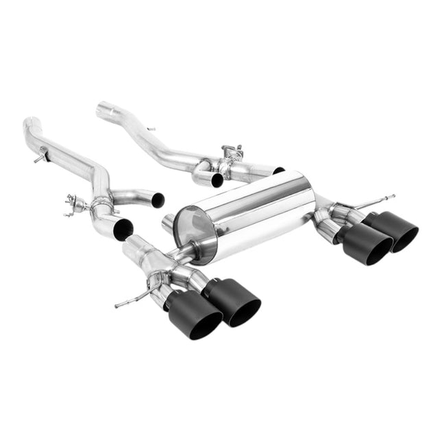 Milltek SSXBM1170 Axle-Back Exhaust for BMW M3 G80/G81 & M4 G82 (Cerakote Black GT-115)