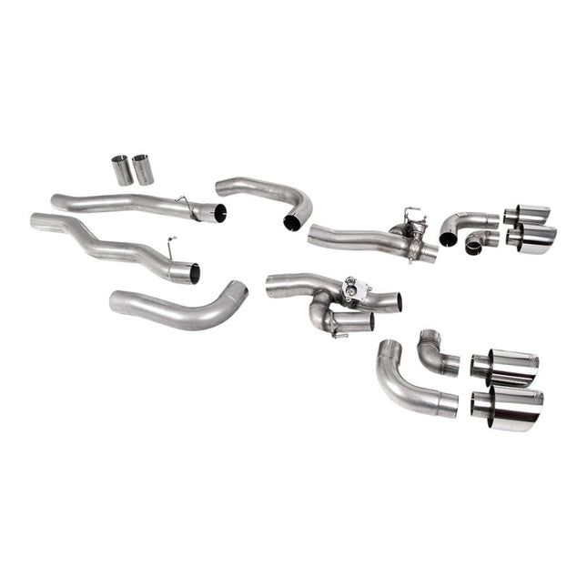 Milltek SSXBM1185 Filter-Back Exhaust 3.15" Polished GT-115 Trims for BMW M8 (F91 / F92 / F93)