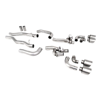 Milltek SSXBM1187 Filter-Back Exhaust 3.15" (Brushed Titanium GT-115 Trims) for BMW M8 (F91/F92/F93)