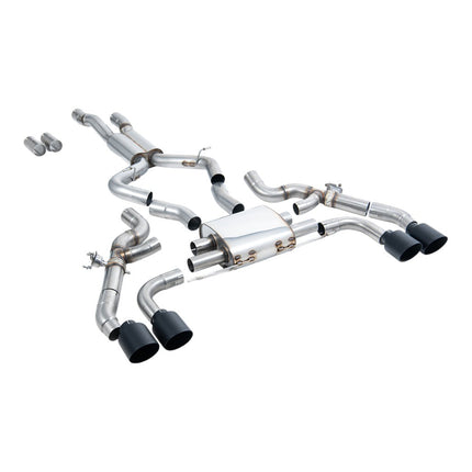 Milltek Sport Axle-Back Exhaust 3.15" (Cerakote Black GT-115 Trims) for BMW X3M (G01) / X4M (G02) - SSXBM1211