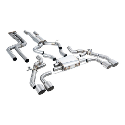 Milltek Sport Downpipe-Back Exhaust with Titanium GT-115 Tips for BMW X3M and X3M Competition Pre-LCI G01 2019 to 2021 (SSXBM1216)