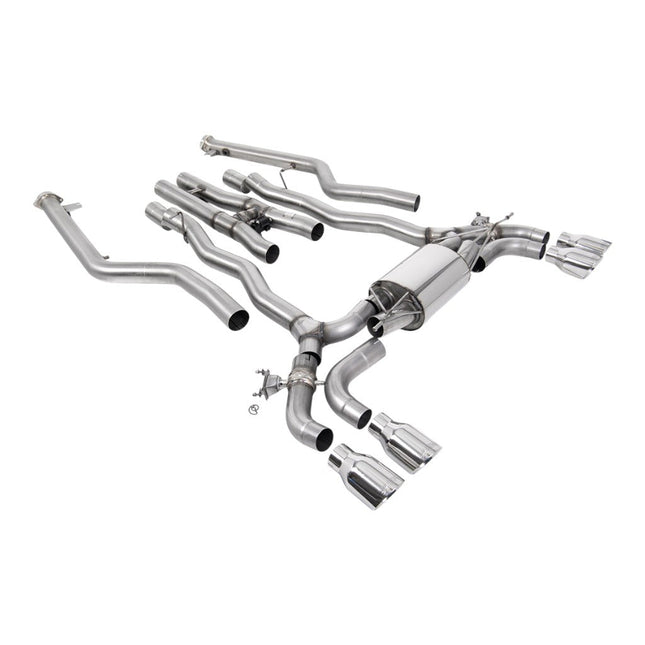 Milltek Sport Cat-Back Exhaust with Polished GT-100 Tips for BMW M5 and M5 Competition F90 LCI (SSXBM1227)