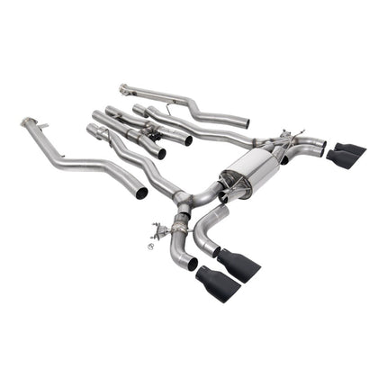 Milltek Sport Cat-Back Exhaust with Cerakote Black GT-100 Tips for BMW M5 and M5 Competition F90 LCI (SSXBM1228)