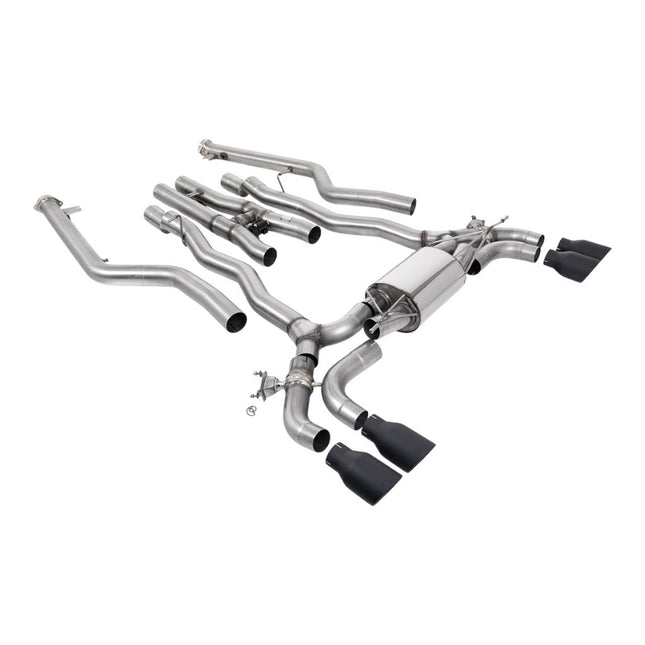 Milltek Sport Cat-Back Exhaust with Cerakote Black GT-100 Tips for BMW M5 and M5 Competition F90 LCI (SSXBM1228)