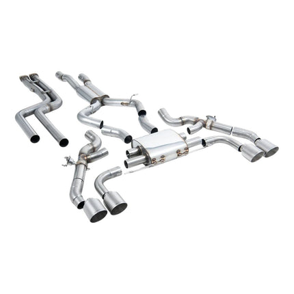 Milltek Sport Downpipe-Back Exhaust with Titanium GT-115 Tips for BMW X3M and X3M Competition Pre-LCI G01 2019 (SSXBM1238)