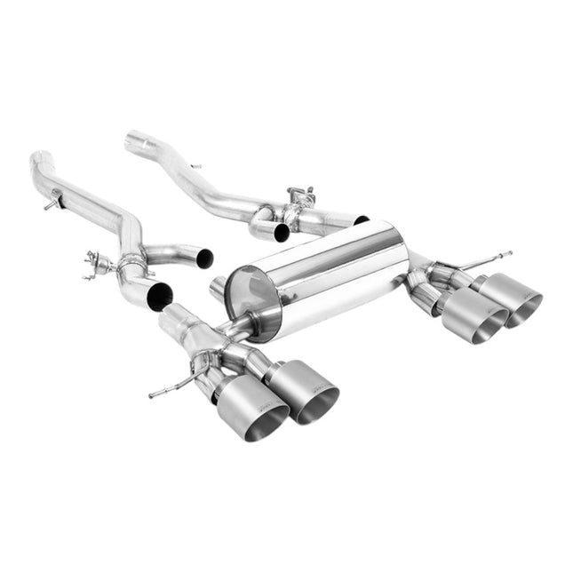 Milltek SSXBM1278 Axle-Back Exhaust for BMW M2 G87 (Brushed Titanium GT-115)