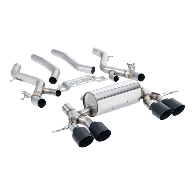 Milltek SSXBM1282 Filter-Back Exhaust for BMW M2 G87 (Cerakote Black GT-115, OPF/GPF)