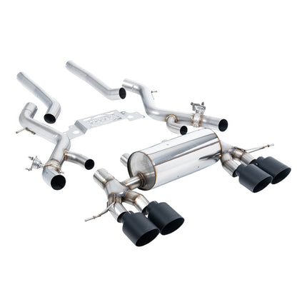 Milltek SSXBM1302 Secondary Cat-Back Exhaust for BMW M2 G87 (Cerakote Black GT-115, Non-OPF)