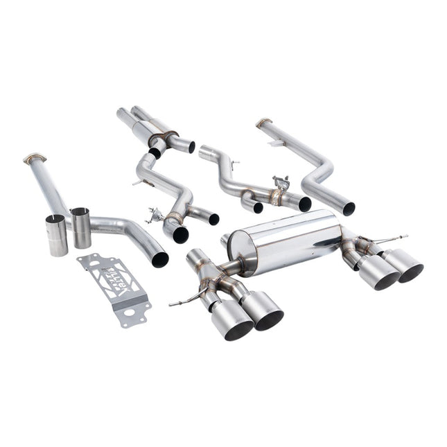 Milltek Sport Cat-Back Exhaust with Brushed Titanium GT-115 Tips for BMW M2 G87 Non-OPF GPF (SSXBM1313)