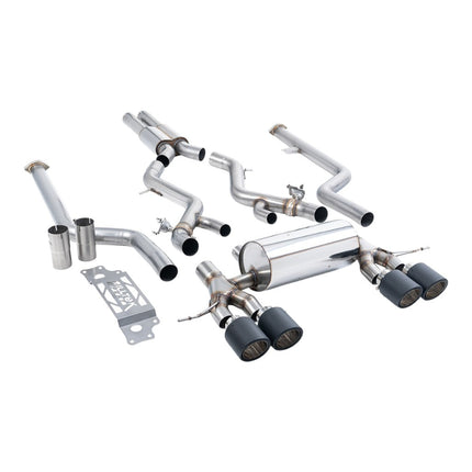 Milltek Sport Cat-Back Exhaust with Carbon JET-115 Tips for BMW M2 G87 Non-OPF GPF (SSXBM1315)