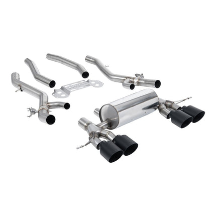 Milltek SSXBM1318 Secondary Cat-Back Exhaust for BMW M3 G80/G81 & M4 G82 (Cerakote Black GT-115)
