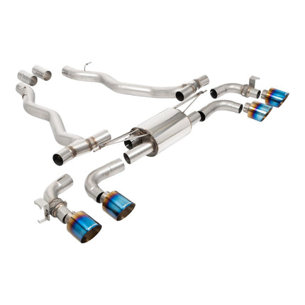 Milltek SSXBM1405 Axle-Back Exhaust 3.15" (GT-115 Blue Titanium Tips) for BMW M5 (G90/G99)