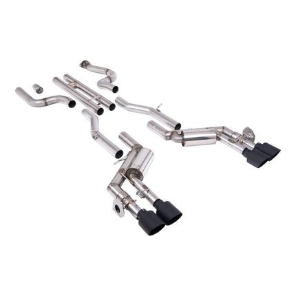 Milltek SSXCH101 Cat-Back Exhaust 2.76" Cerakote Black GT-115 Tips for Chevrolet Camaro SS 6.2L