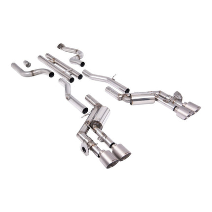 Milltek SSXCH102 Cat-Back Exhaust 2.76" (Brushed Titanium GT-115 Tips) for Chevrolet Camaro SS 6.2L (2016-2024)