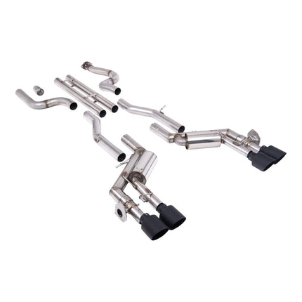 Milltek SSXCH106 Cat-Back Exhaust 2.76" Cerakote Black GT-115 Tips for Chevrolet Camaro SS 6.2L
