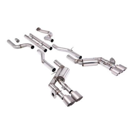 Milltek SSXCH107 Cat-Back Exhaust 2.76" (Brushed Titanium GT-115 Tips) for Chevrolet Camaro SS 6.2L (2016-2024)